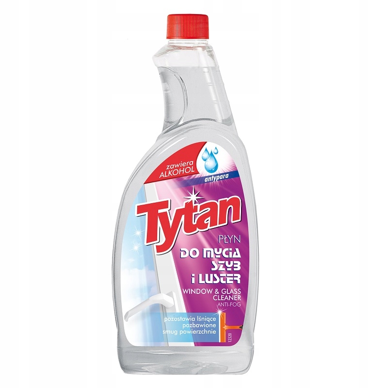 PŁYN DO MYCIA SZYB ANTYPARA TYTAN ZAPAS 750ml Środki czystości Tytan