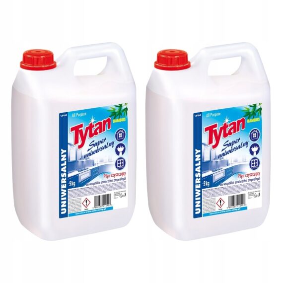 2 x PŁYN CZYSZCZĄCY TYTAN SUPER UNIWERSALNY 5kg