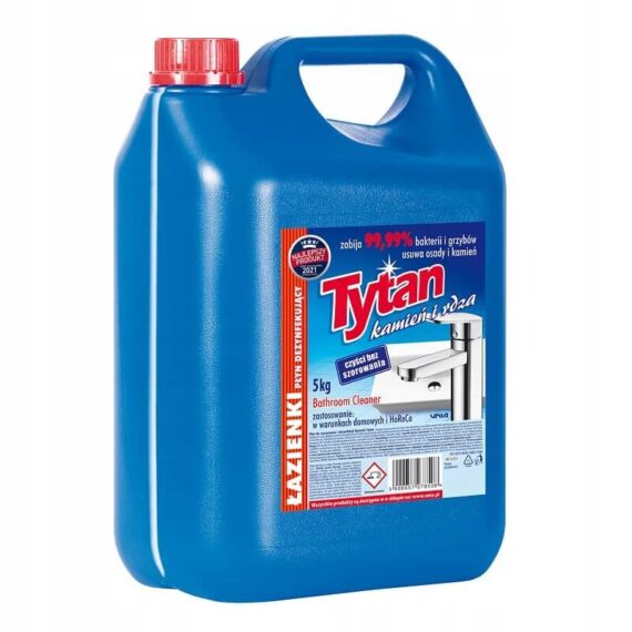 PŁYN DO MYCIA ŁAZIENKI KAMIEŃ RDZA TYTAN 5kg EKSTRA