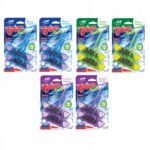 6 x KOSTKA DO WC 4w1 TYTAN barwiąca wodę 2x40g