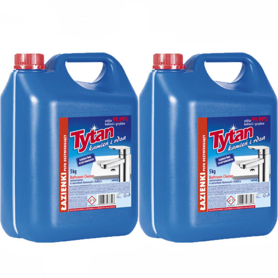 PŁYN DO MYCIA ŁAZIENKI DEZYNFEKUJĄCY TYTAN10kg PROMO