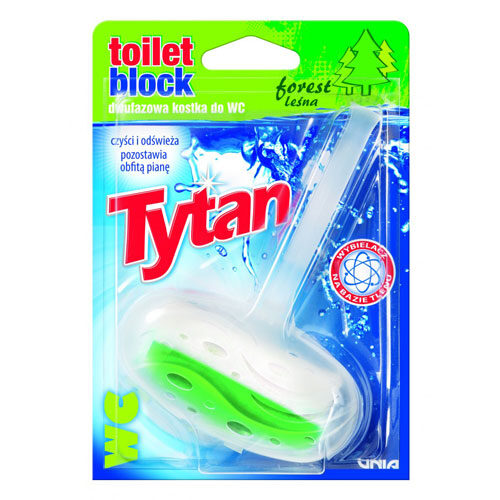 Super KOSTKA toaletowa DO WC TYTAN 3w1 LEŚNA 40g