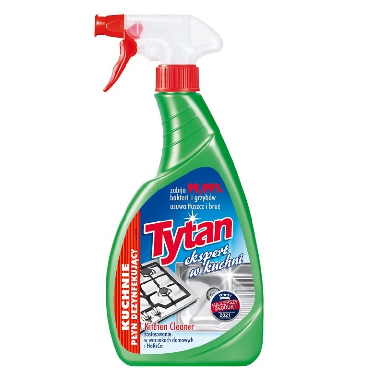 P275100 Płyn do dezynfekcji i mycia kuchni Tytan ekspert w kuchni spray 500g 24032023