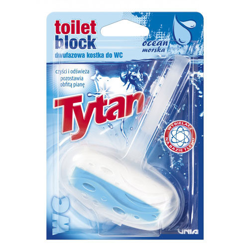 DWUFAZOWA KOSTKA DO WC TYTAN MORSKI KOSZYCZEK 40G