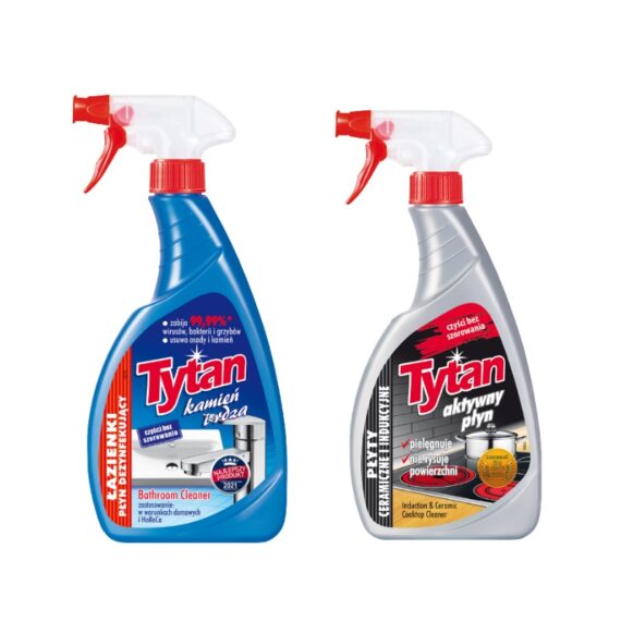 Tytan SPRAY DO ŁAZIENEK+PŁYT CERAMICZNYCH