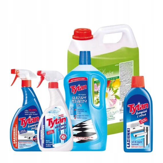 Mega zestaw do mycia łazienki Tytan PROMOCJA
