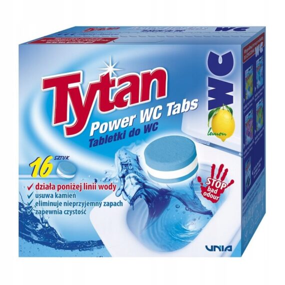 Tabletki do WC Tytan Power Tabs 16szt