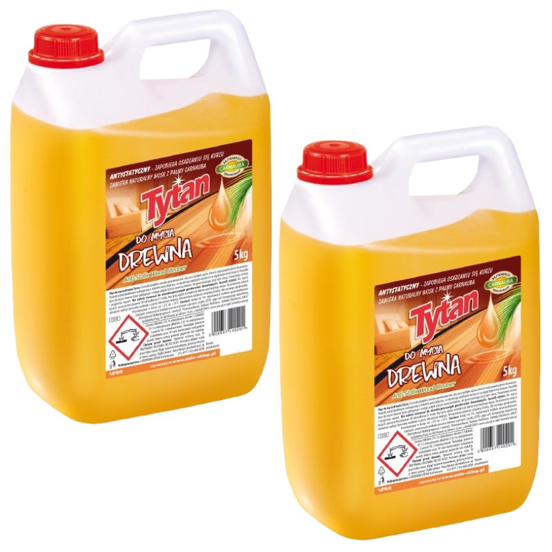 Produkt 2 x Płyn do mycia drewna antystatyczny Tytan 5 kg