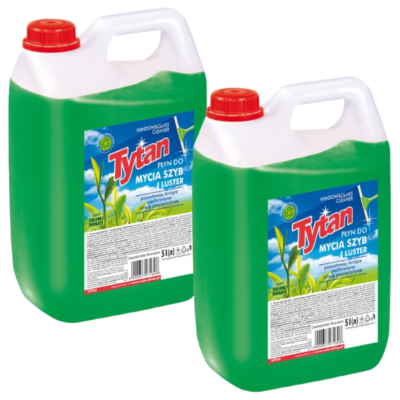 2 x Płyn do mycia szyb nanotechnologia Tytan 5 l