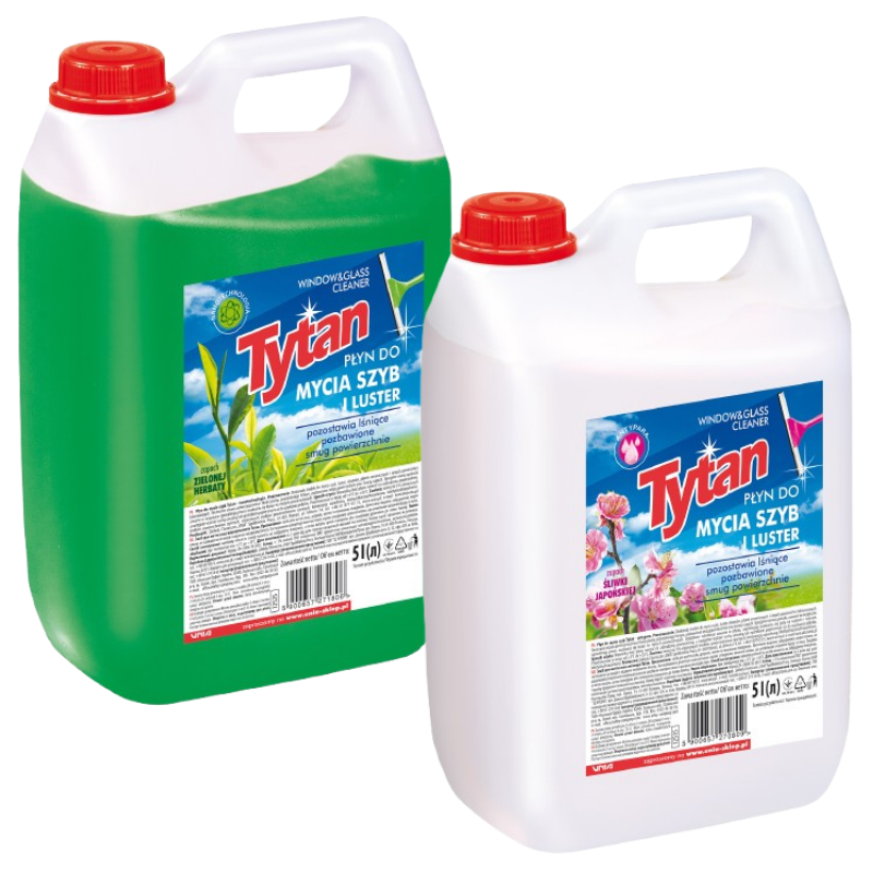 Produkt 2 x Płyn do mycia szyb nanotechnologia i antypara Tytan 5 l