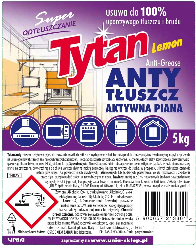 Tytan anty tłuszcz 5 kg