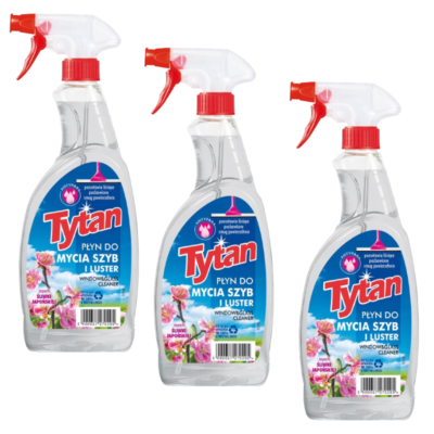 3 x Płyn do mycia szyb antypara Tytan spray 750 ml