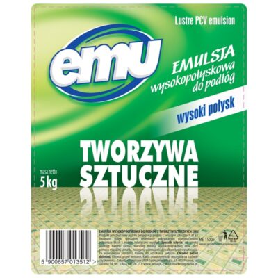 Emulsja wysokopołyskowa do podłóg z tworzyw sztucznych Emu 5 kg