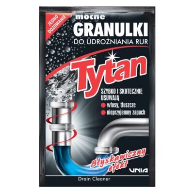 Granulki do udrożniania rur Tytan 40 g saszetka