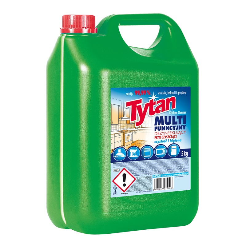 Produkt PŁYN DO DEZYNFEKCJI MYCIA KUCHNI TYTAN 5KG