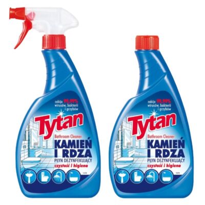 PŁYN DO ŁAZIENEK DEZYNFEKUJĄCY TYTAN SPRAY + ZAPAS