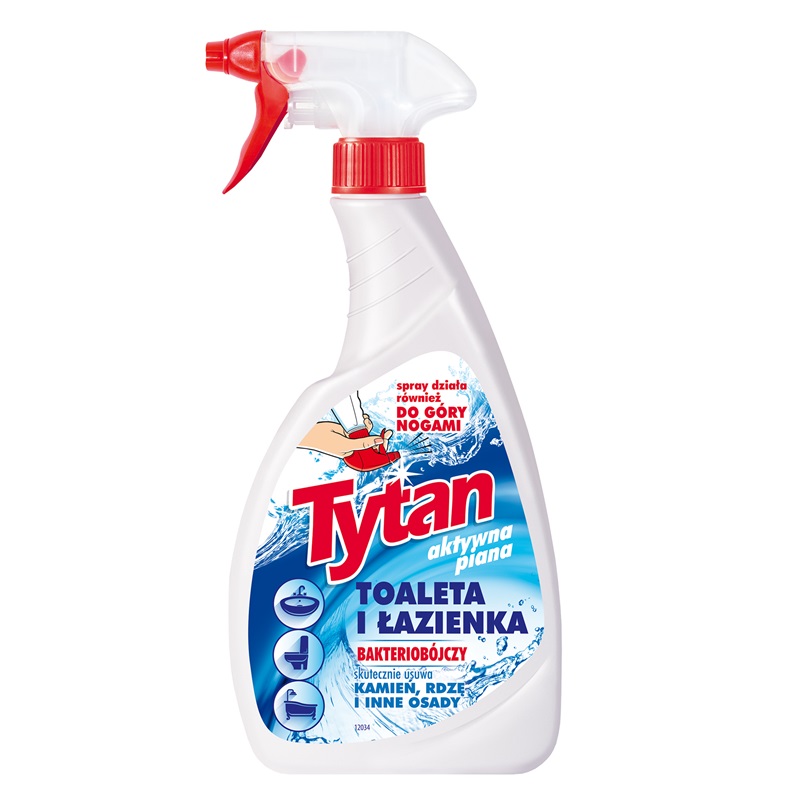 PŁYN DO MYCIA WC TYTAN BAKTERIOBÓJCZY SPRAY 500G