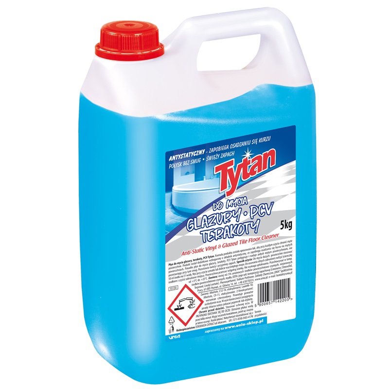 Produkt Płyn do mycia glazury, terakoty, pcv antystatyczny Tytan 5 kg