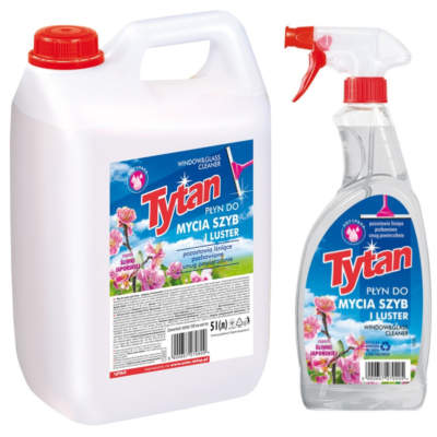 Płyn do mycia szyb Tytan antypara 5 l + 750 ml