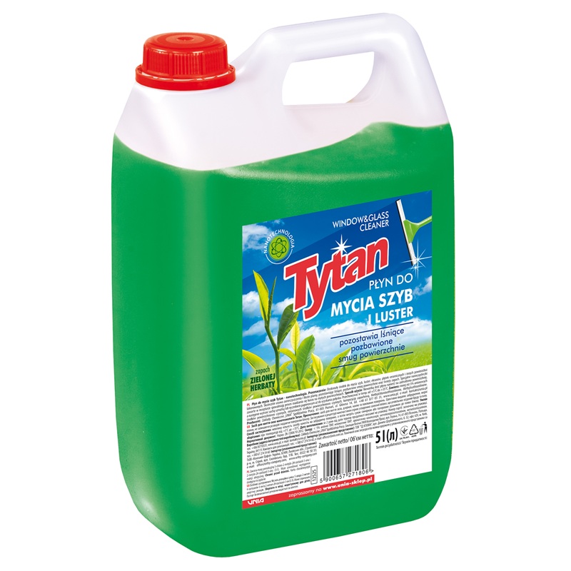 Produkt Płyn do mycia szyb nanotechnologia Tytan 5 l