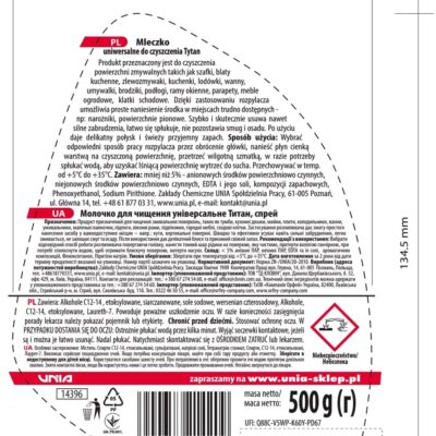TYTAN mleczko uniwersalne 14365 500 g 101×134.5 1146-33346-1-01 KON v1-1