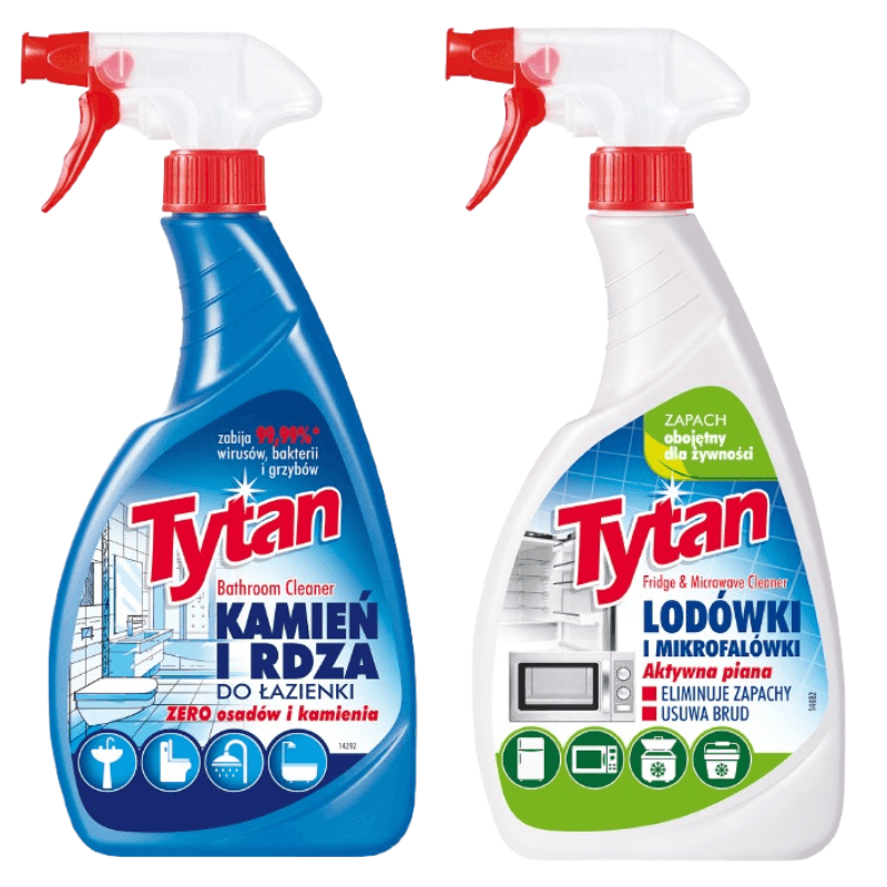 Tytan SPRAY DO ŁAZIENEK + LODÓWEK I MIKROFALÓWEK