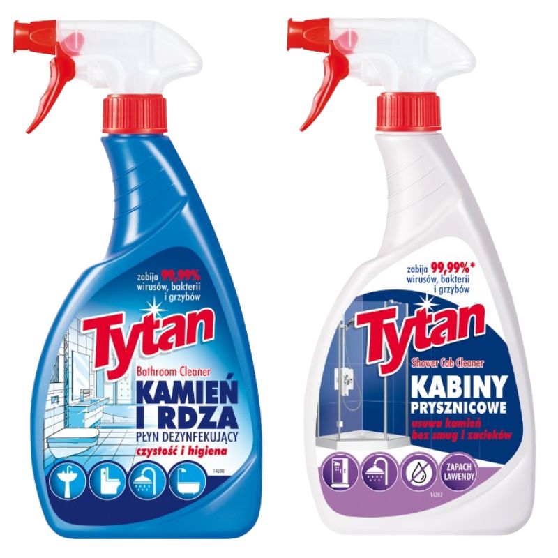 Tytan SPRAY DO ŁAZIENEK+KABIN PRYSZNICOWYCH