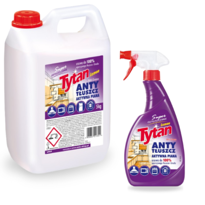 Tytan anty tłuszcz 5 kg + spray 500 g