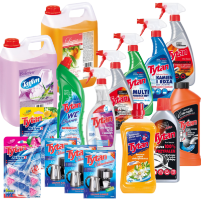Tytan hiper zestaw środków czystości do całego domu