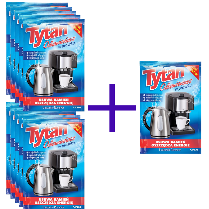 Tytan odkamieniacz w proszku 30 g saszetka 10 + 1 szt gratis