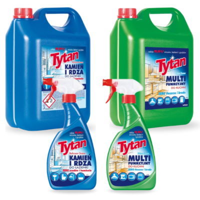 Tytan spray + kanister do kuchni i łazienki