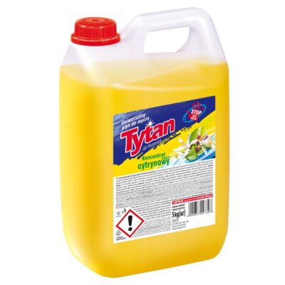 Uniwersalny płyn do mycia cytrynowy Tytan koncentrat 5 kg