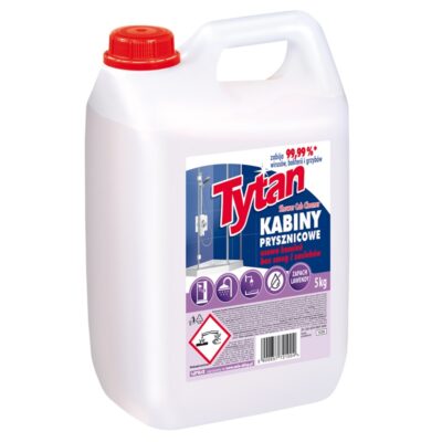 Płyn do mycia kabin prysznicowych Tytan kamień i rdza 5 kg