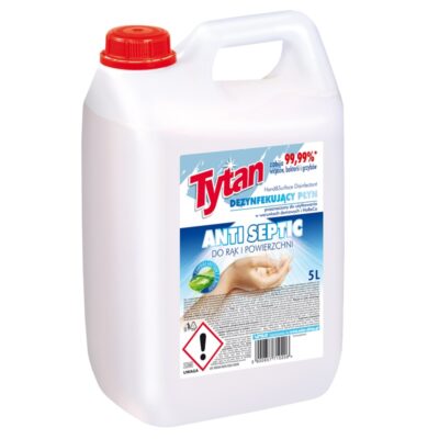 Tytan płyn do dezynfekcji rąk, skóry, powierzchni 5l