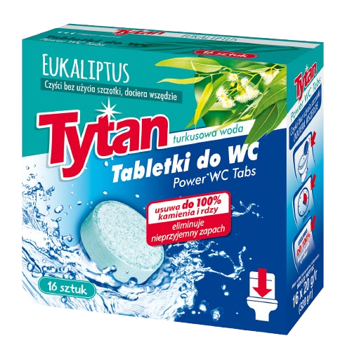 Produkt Tabletki do WC Tytan Power Tabs 16szt