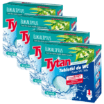 4 x Tabletki do czyszczenia toalety WC Tytan Power Tabs 16szt HIPER PAKIET