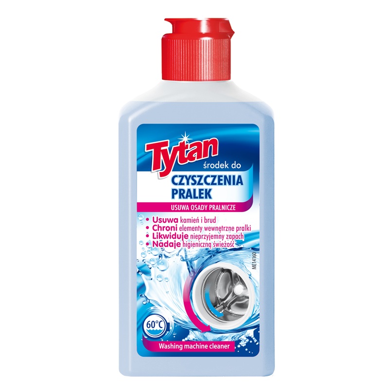 Produkt Płyn do czyszczenia pralki Tytan 250ml Usuwa Kamień i Nieprzyjemny zapach