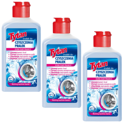3 x Płyn do czyszczenia pralek Tytan 250 ml Perfekcyjny do mycia pralki