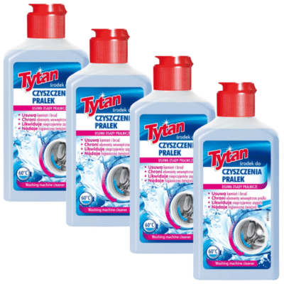 4 x Płyn do czyszczenia pralki Tytan 250ml PAKIET