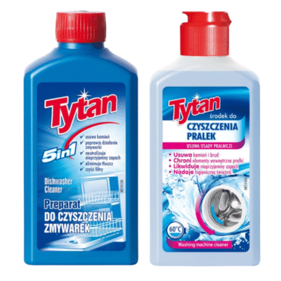 Preparat do czyszczenia zmywarek i pralek Tytan 5w1 - 2 x 250ml PAKIET