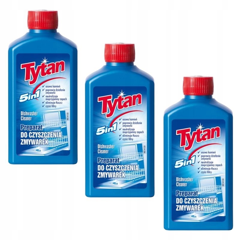 Produkt 3 x Czyścik do zmywarki Tytan 250ml – MEGA SKUTECZNY WIELOSZTUKI