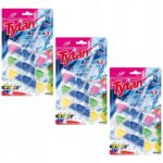 3 x kostka toaletowa do WC Tytan Action 3 MIX Flower, Forest, Lemon 3x40g