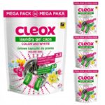 Kapsułki do prania uniwersalne 3 komorowe Cleox MEGA JAKOŚĆ 4 x 50 kapsułek