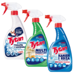 TYTAN ZESTAW 3xSPRAY 500g Kamień Tłuszcz Antybakteryjny