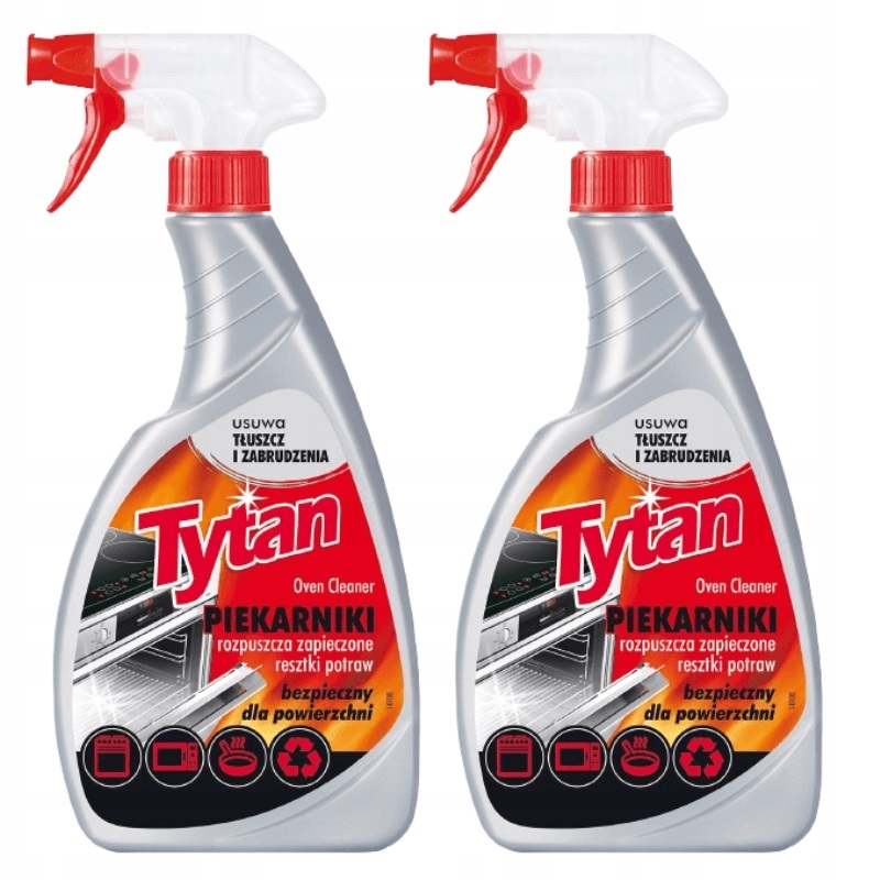 Produkt TYTAN specjalistyczny płyn do czyszczenia mycia piekarników 2 x 500g